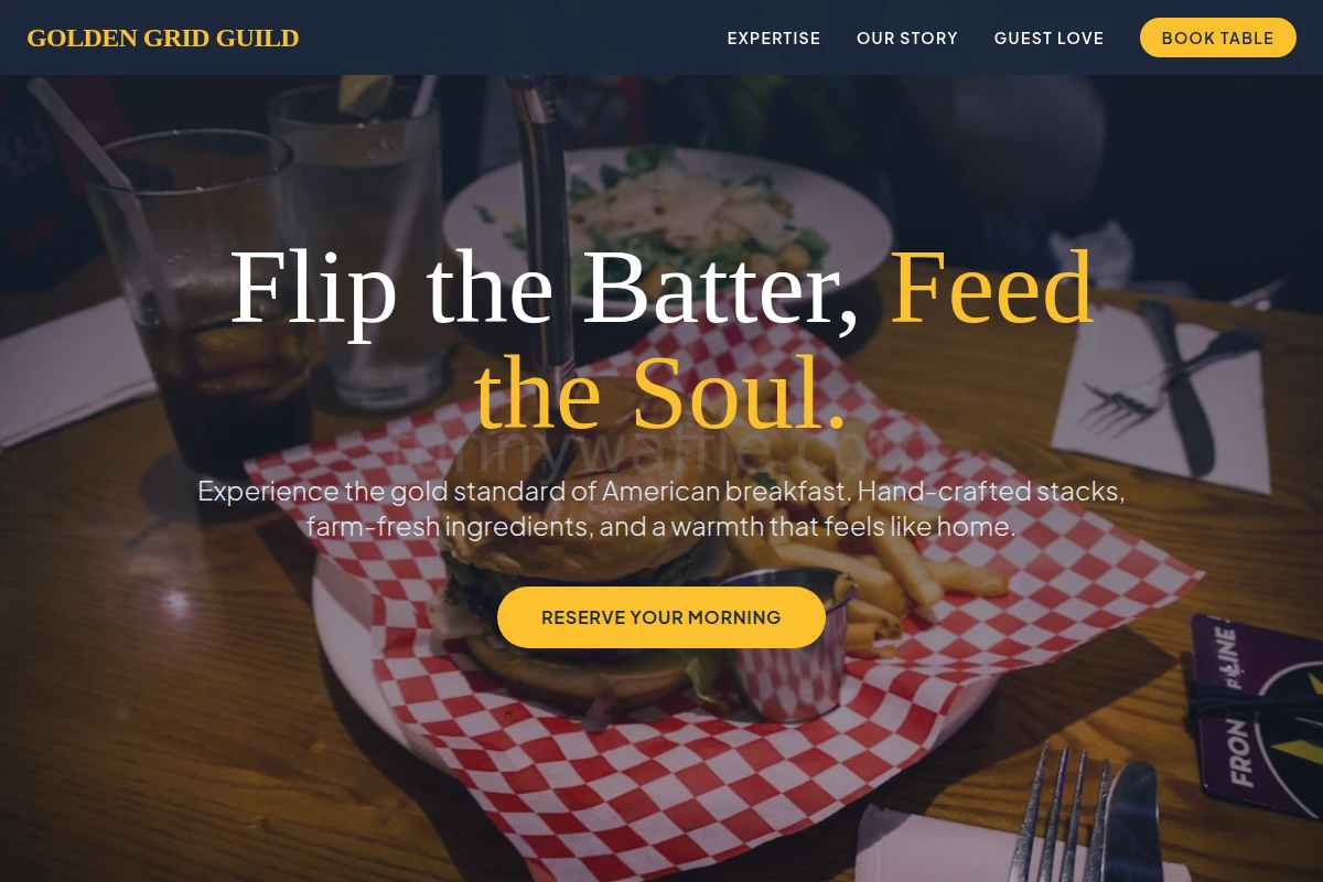 Topping American Food