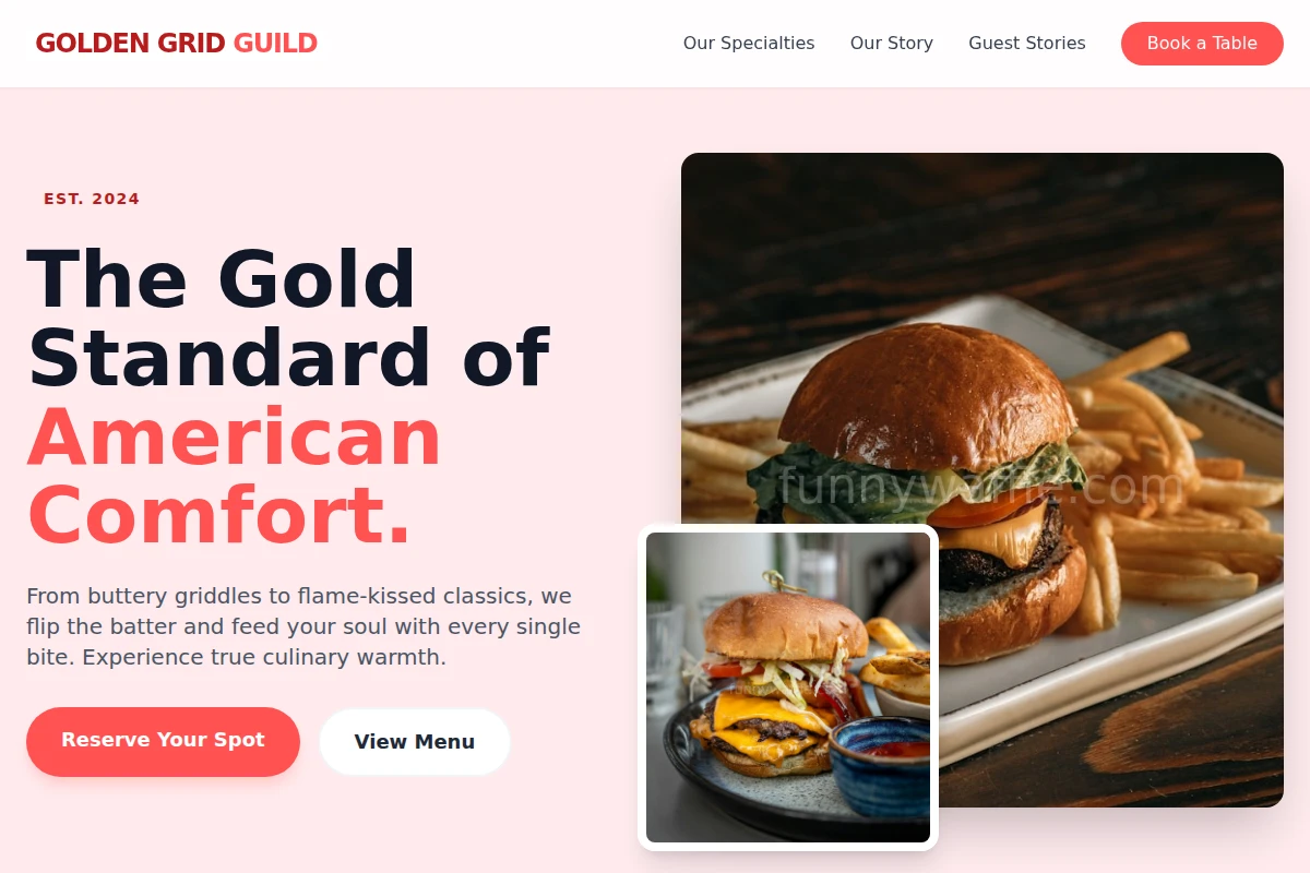 Golden American Food