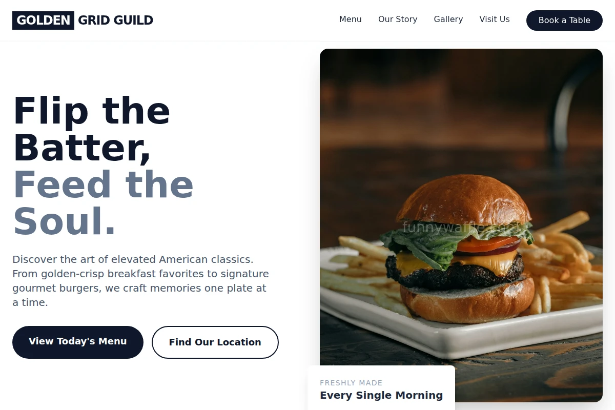 Menu American Food