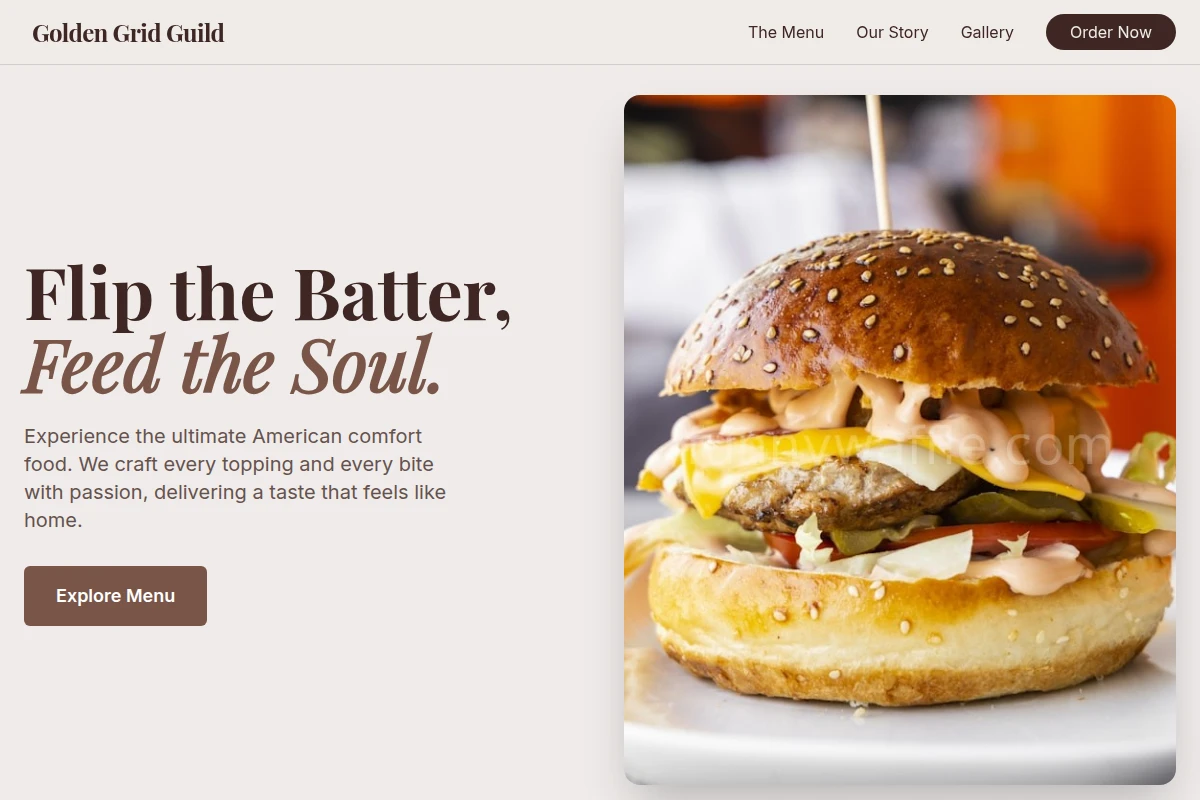 Topping American Food