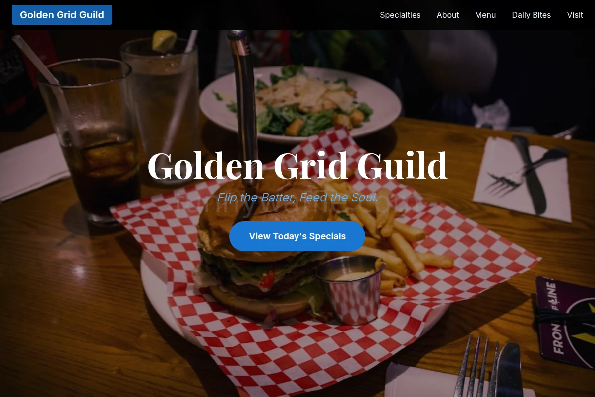 Menu American Food