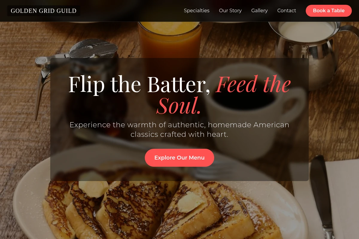 Homemade American Food