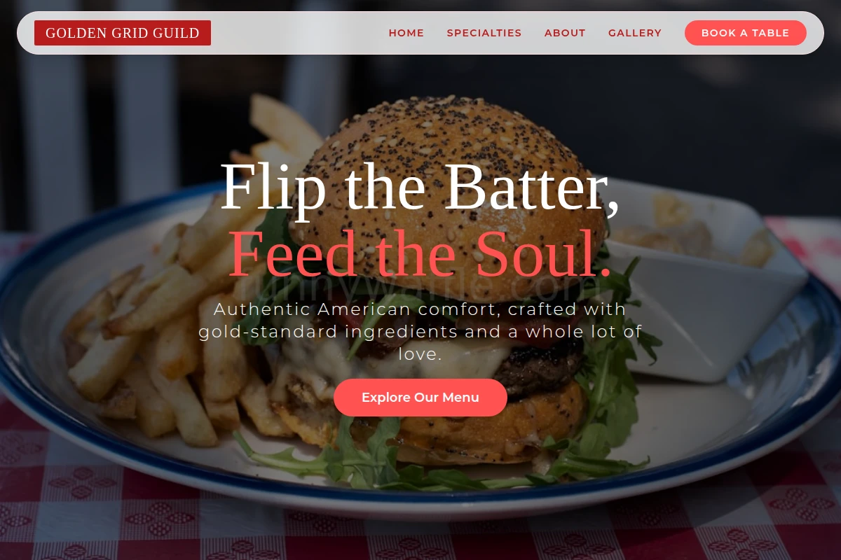 Crisp American Food