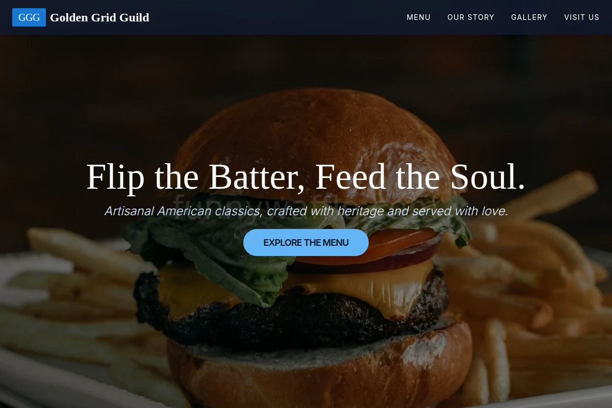 Artisan American Food