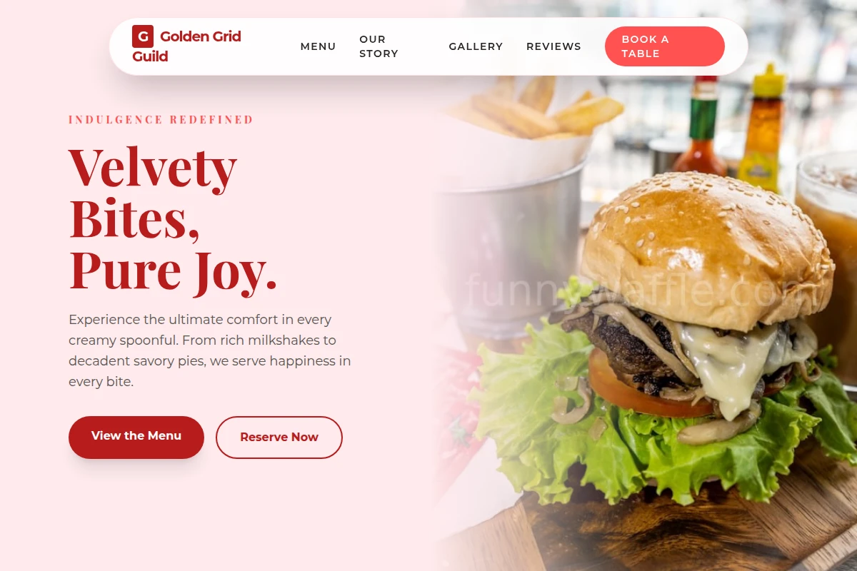 Cream American Food