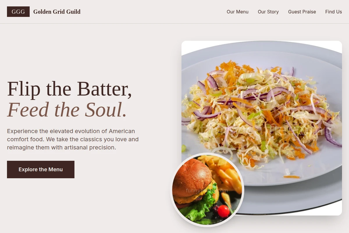 Gourmet American Food