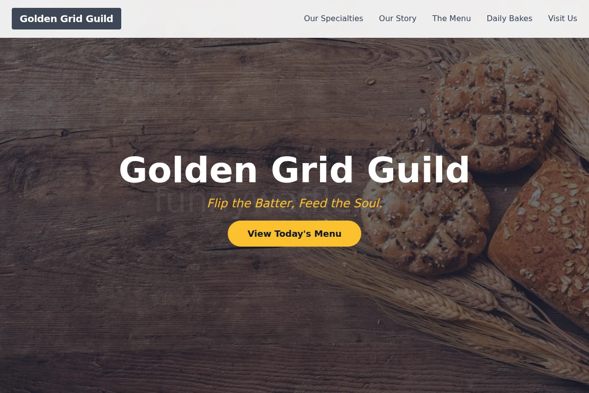 Menu Bakery