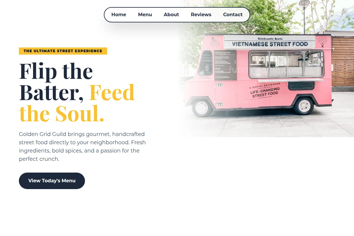 Menu Food Truck