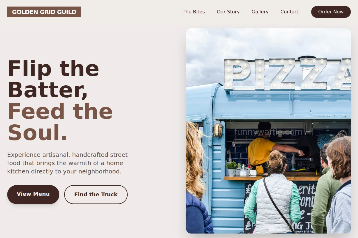 Homemade Food Truck