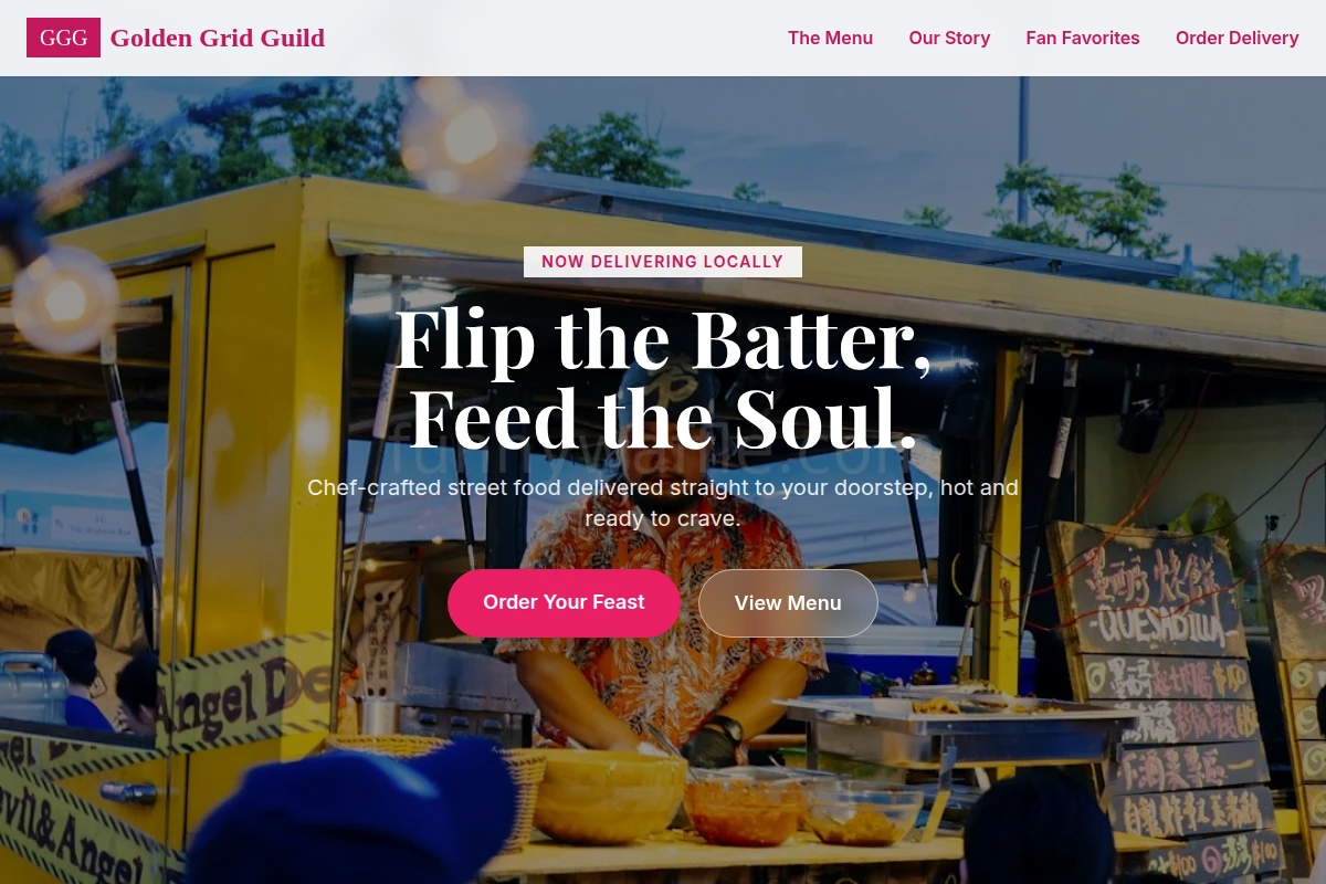 Delivery Food Truck
