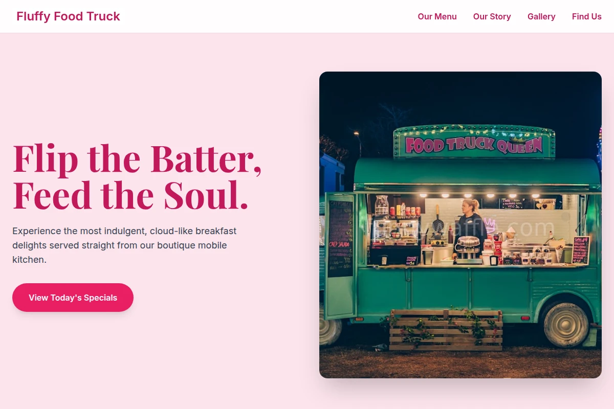 Fluffy Food Truck